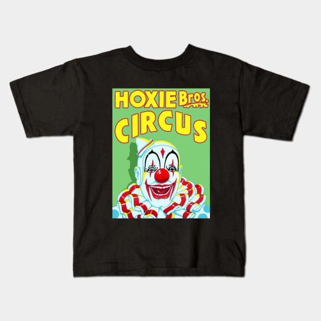 Hoxie Bros. Circus Kids T-Shirt by headrubble